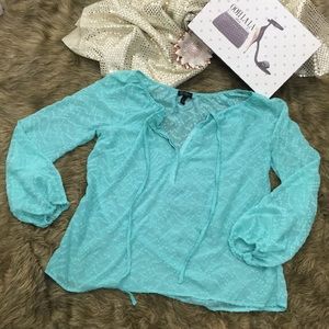 Gorgeous Sheer Mint Top